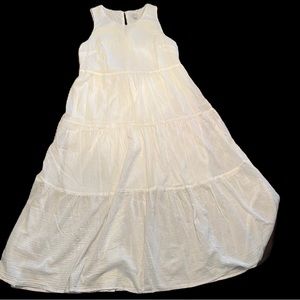 A New Day white dress ~ size medium. 3/4 lined